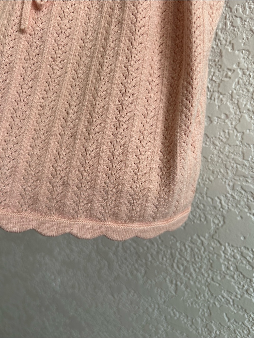 Aritzia Wilfred Y2K Style Romantic Blush Pink Light Knit Camisole Tank - Picture 3 of 5